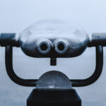 Pier binoculars looking out over waterfront